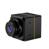 Módulo de cámara de imagen térmica infrarroja multicolor pseudo a color CVBS con matriz de planos focales sin refrigeración, compatible con alarma de temperatura anormal