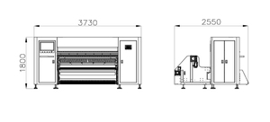 Imprimante textile à sublimation 12 têtes et 1.9m - Product Image 4