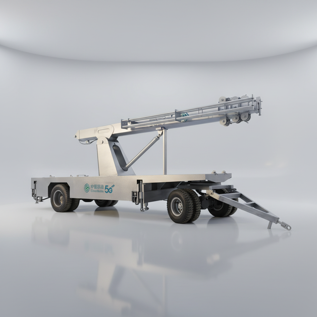 Customized Steel Hot-dip Galvanized ASTM A123 Telescopic Mobile Communication Tower Vehicle for Telecom Engineering 20-50 Year