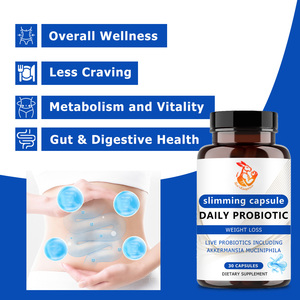 Suplemento para el Cuidado de la Salud, Quemador de Grasa Abdominal, Apoyo a la Salud Intestinal, Cápsulas Adelgazantes con Mezcla de Probióticos - Product Image 2
