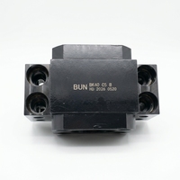Unidad de Soporte Fijo para Rodamientos de Bolas de Precisión BUN BK40 C5, Acero S45C, Movimiento Lineal de Alta Resistencia, ISO9001, 2 Años de Garantía
