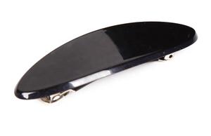 CANYUAN – <span class=keywords><strong>barrette</strong></span> à <span class=keywords><strong>cheveux</strong></span> noir moyen arrondi en filet d'acétate, <span class=keywords><strong>barrette</strong></span> classique à léopard pour l'hypoténuse - Product Image 5