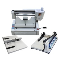 Máquina de encuadernación pequeña de escritorio Manual de fusión en caliente inalámbrica, máquina de encuadernación tierna para cortar papel