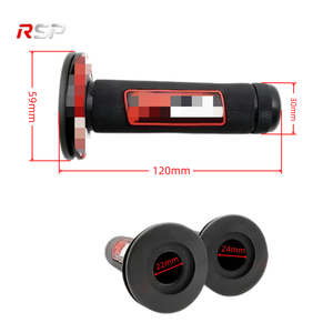 Empuñaduras de goma de gel para manillar delantero de motocicleta, antideslizantes, resistentes al desgaste, absorción de impactos, 22mm, 24mm, para motocicleta todoterreno, ATV, <span class=keywords><strong>Scooter</strong></span> - Product Image 2