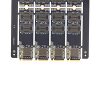 Vente directe d'usine PCB SSD Solid State Drive métal simple Double face carte de circuit imprimé électronique PCB