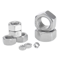 Pièces détachées Écrou de blocage hexagonal tout métal, fixations pour écrous hexagonaux hexagonaux en acier inoxydable M8 M16 DIN 934