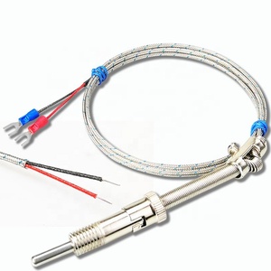 Capteur de température à thermocouple de type K et PT100, à ressort de compression, à baïonnette, avec vis M12*1.5, M6, M8 - Product Image 5