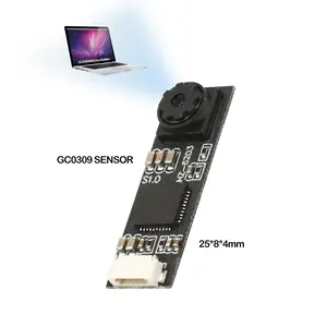 Düşük maliyetli 0.3mp 1/9 inç GC0309 OV7675 VGA 30FPS dizüstü QR kod tarama kom Mini Usb GC0309 kamera modülü cep telefonu için