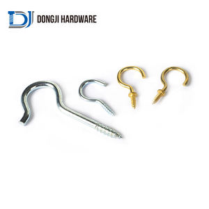 Özel galvanizli koyun gözü kendinden dokunarak vida ile daire koyun göz daire ışık kanca döngü halka tırnak vida kanca - Product Image 3