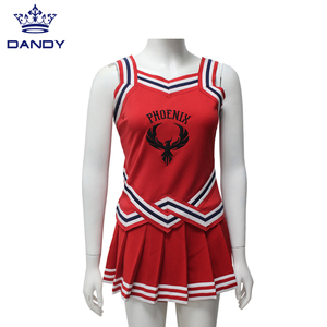 Dandy bán buôn cheerleading đồng phục Miễn phí thiết kế tùy chỉnh thăng hoa bên lề bên lề cổ vũ đồng phục trường thiết lập cạnh tranh - Product Image 4