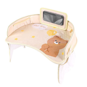 Child Safety Seat Tray 42x29x7cm Waterproof Arc Type With <b>Tablet</b> <b>Holder</b> For Baby Dining - Product Image 2
