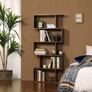 Kệ Sách Tự Đứng Màu Trắng Kệ Sách Bằng Gỗ Kệ Sách Trưng Bày Hình Khối Kệ Sách 6 Tầng - Product Image 2
