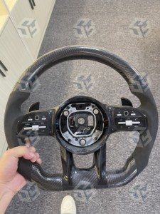 Volante Clase A Clase C Clase E Clase S GLA GLB GLC GLE Grande G Nuevo volante de fibra de carbono AMG para Benz - Product Image 3