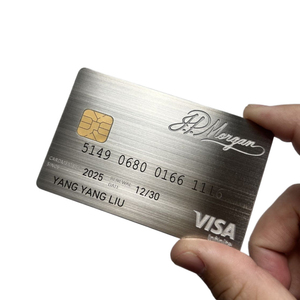 Tarjeta <span class=keywords><strong>de</strong></span> Crédito <span class=keywords><strong>de</strong></span> Metal Personalizada <span class=keywords><strong>de</strong></span> la <span class=keywords><strong>Mejor</strong></span> Calidad del Mundo, Tarjeta Visa <span class=keywords><strong>de</strong></span> Acero, Tarjeta Mastercard con Nombre y Número Grabados <span class=keywords><strong>para</strong></span> Tarjeta Bancaria DIY - Product Image 4