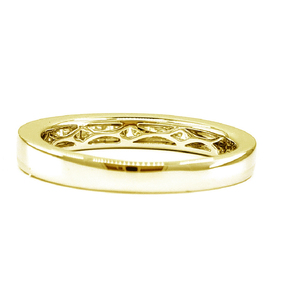 Ensemble de bagues de mariage classiques en or jaune 18 carats et diamants pour couples, cadeau de fiançailles et d'anniversaire de Hong Kong - Product Image 3