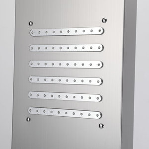 Top Spray <b>Shower</b> <b>Head</b> Stainless Steel Flat Rain <b>Shower</b> With LED Light Vacuum Coating Corrosion Prevention - Product Image 2