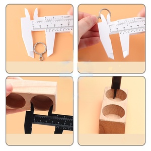 Calibrador de Precisión Portátil de Plástico para Medir Cejas, Calibrador de Tatuajes, Regla, Herramientas de Medición de Maquillaje de Plástico - Product Image 3