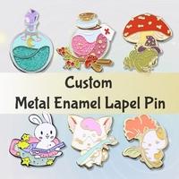 Broches magnétiques personnalisées en or, écussons de vêtements, logos métalliques, épingles de revers pour chapeaux, badges, épingles en émail personnalisées souples ou rigides pour anime
