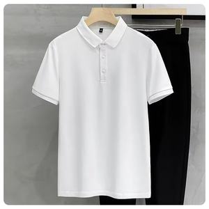Ropa de verano Camisas bordadas Algodón pesado 100% Poliéster Tamaño Delgado Golf Polo Serigrafía camiseta para hombre - Product Image 1