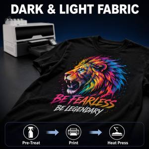 Impresora DTG de Alta Velocidad 400x500mm A4 <span class=keywords><strong>64s</strong></span> 900x1800dpi CMYKW Doble Cabezal 2400 Boquillas Blancas para Impresión de Camisetas - Product Image 4