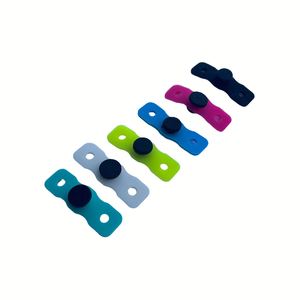 Accessoires amortisseurs multicolores, amortisseur de raquette de tennis, clip et coussinet en silicone personnalisés, kit DIY - Product Image 2