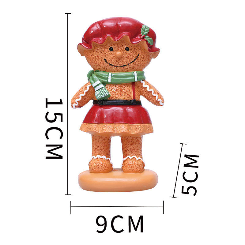 ชุดเดรสสีแดงลายขนมปังขิง