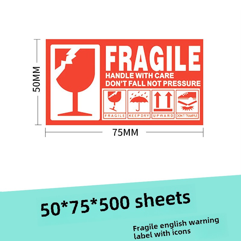 fragile sticker labels