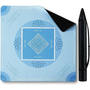 Tapete Antideslizante Automático para Mahjong, Extra Grande 31.5x31.5cm, Alfombrilla <span class=keywords><strong>de</strong></span> Juego Personalizada <span class=keywords><strong>de</strong></span> Fábrica, Microfibra <span class=keywords><strong>de</strong></span> Lujo con Patrón Retro - Product Image 1