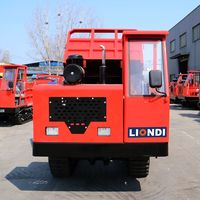 Hydraulischer Kipp-Minidumper, 4WD-Radkipper für Landwirtschaft & Werkstatt-Materialtransport