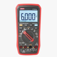 Uni-T UT15B MAX UT17B MAX UT18B MAX True-RMS Multimeter Digital Presisi Tinggi Bertenaga Baterai Merah & Hitam