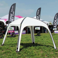 Tente gonflable de publicité d'OEM imperméable de structure d'abri remplie d'air pour le salon commercial