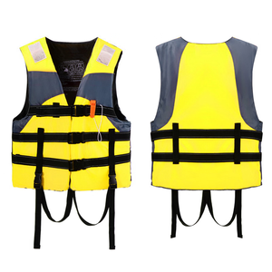 Chaleco Salvavidas de Seguridad para Adultos, para Uso en Barcos y Marinos, con Correas Ajustables, Tira Reflectante y Silbato de Emergencia, Venta al Por Mayor - Product Image 1