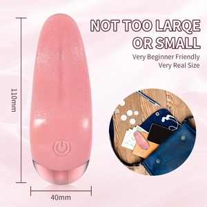 Female Realistic Tongue <b>Vibrator</b> <b>Vibrating</b> for Massager Quiet Low Noise Women Climax Fun Adult Sex Toys Wholesale - Product Image 4