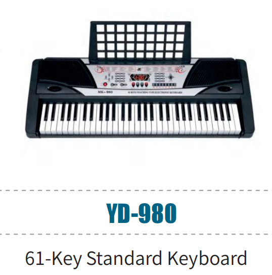 YD-980 61Keys Standard Keyboard Musical Instrument Wholesale of Hot Models Electric Keyboard Piano MK