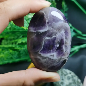 หินปาล์มคริสตัลโบฮีเมียน3ชิ้น-หลากหลาย<span class=keywords><strong>พันธุ์</strong></span>1.97-2.76นิ้วสีสดใสและลวดลายที่เป็นเอกลักษณ์เหมาะสำหรับตกแต่งบ้าน - Product Image 5