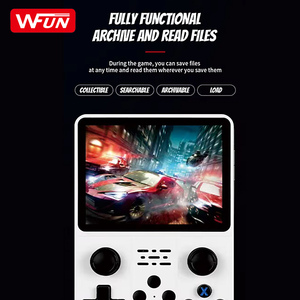 เครื่องเล่นเกม R36S ระบบ Linux หน้าจอ IPS 3.5 นิ้ว พกพาสะดวก รองรับการเล่นแบบสองผู้เล่นและเกมต่อสู้ออนไลน์ - Product Image 4