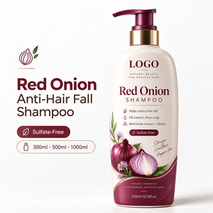 Champú de Cebolla Roja al Por Mayor a <span class=keywords><strong>Precio</strong></span> de Fábrica - Champú Anticaída y Crecimiento del Cabello, Venta al Por Mayor, Marca Privada Personalizada - Product Image 1