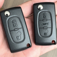 Pour Peugeot 207 307 308 407 607 807 pour Citroen C2 C3 C4 C5 C6 Xsara Berlingo HU83 VA2 CE0536 CE0523 Flip Télécommande Clé De Voiture Shell