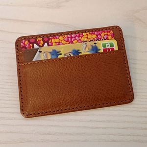 Portefeuille porte-cartes de crédit et de visite en cuir PU avec logo personnalisé, protection RFID premium - Product Image 4