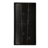 Speaker Subwoofer Dual 18 Inch Bass Berat Daya Tinggi Profesional untuk Panggung Konser Klub Bar KTV SPL Tinggi untuk Audio Pertunjukan