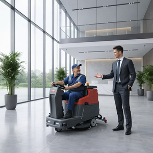 Großhandel Kleine Schubbodenreinigungsmaschine Elektrisch Hochdruck Sterilisierend/Desinfizierend - Product Image 1