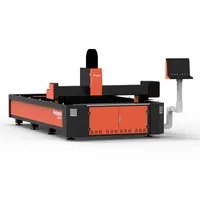 Machine de découpe laser en fibre pour feuille métallique, 2500x6000, 1kw, 2kw, 3000w