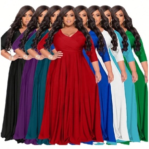 elegant black dinner dresses for ladies Elegant Black Floor Length Mother of The Bride Dresses with Slit main image 0