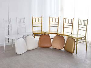 Chaises empilables à base métallique en plastique Elegent en plastique de chaises de banquet de meubles commerciaux - Product Image 4