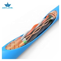 Kabel LAN PVC Cat6 SFTP Indoor Berkualitas Baik 250MHz 1000Mbps Kecepatan Broadband dengan Konduktor OFC dan Bersertifikasi CE/FCC