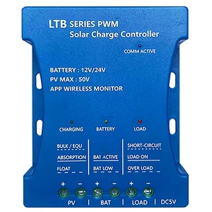 Y&amp;H 20A 12V/24V Bluetooth Solar <strong>Controller</strong> PV Max 50V LTB Series PWM Solar Charge <strong>Controller</strong> - Product Image 1