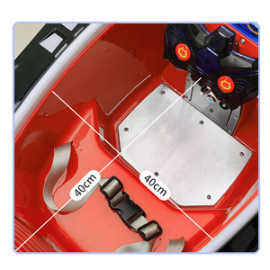 เครื่องเล่นสวิงหยอดเหรียญพลาสติกสำหรับเด็กในสวนสนุก ธีมอวกาศ แบบพกพา ใช้ไฟฟ้า สำหรับขาย - Product Image 5