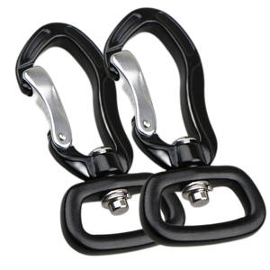 Swivel Locking Carabiner Auto Locking Rotating Carabiner Hook Keychains Dog Leash Swivel Carabiner For Dog Leash Aluminum Swivel Carabiner