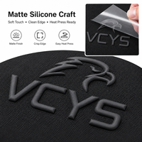 Étiquette de transfert thermique 3D en silicone moulée, prix usine de gros, pour impression de logo en caoutchouc, patch thermocollant pour vêtements et textiles