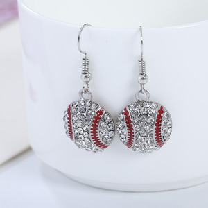 Collier Pendentif Diamant Strass Sportif pour Femmes et Filles, Bijou Pendentif Baseball, Cadeau pour Mères - Product Image 5